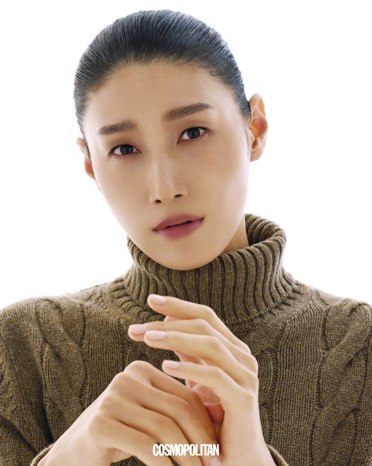 캐시미어 소재의 네이피어 터틀넥 Loro Piana.