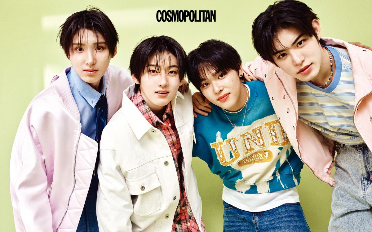 (주왕)점퍼 courrèges. 셔츠 Moncler. 팬츠 Trunkproject. 타이 스타일리스트 소장품. (계훈)재킷 Jil Sander. 셔츠 Asif Calie. (아마루)스웨트셔츠 Idiot. 이너 티셔츠 Adlv. 데님 팬츠 Telfar. 목걸이 Tee Ring Jay. (민제)점퍼 Wkndrs. 티셔츠 Sunlove. 데님 팬츠 Nontype. 목걸이 스타일리스트 소장품.