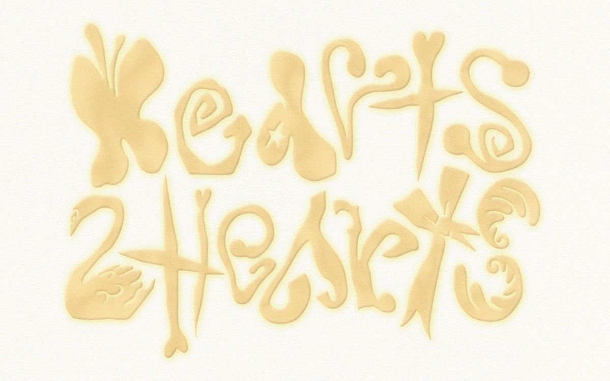 Hearts2Hearts 1집 <The Chase>의 앨범 로고 디자인.