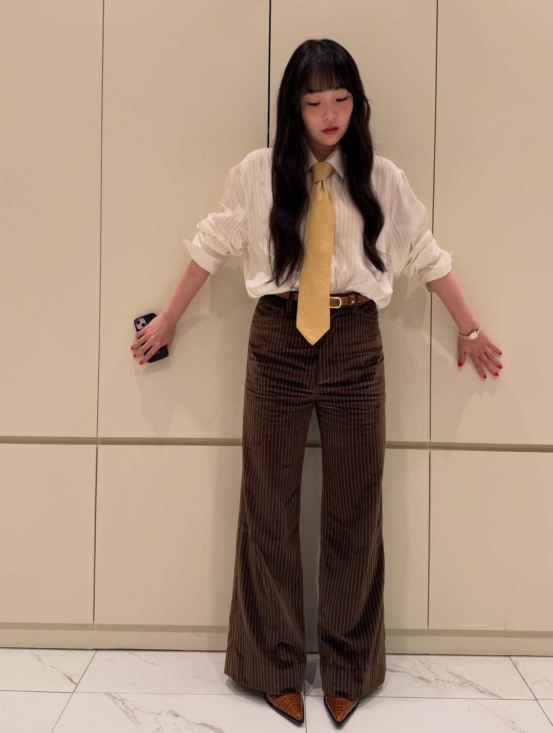 김민하 가을 패션 @minhakim__