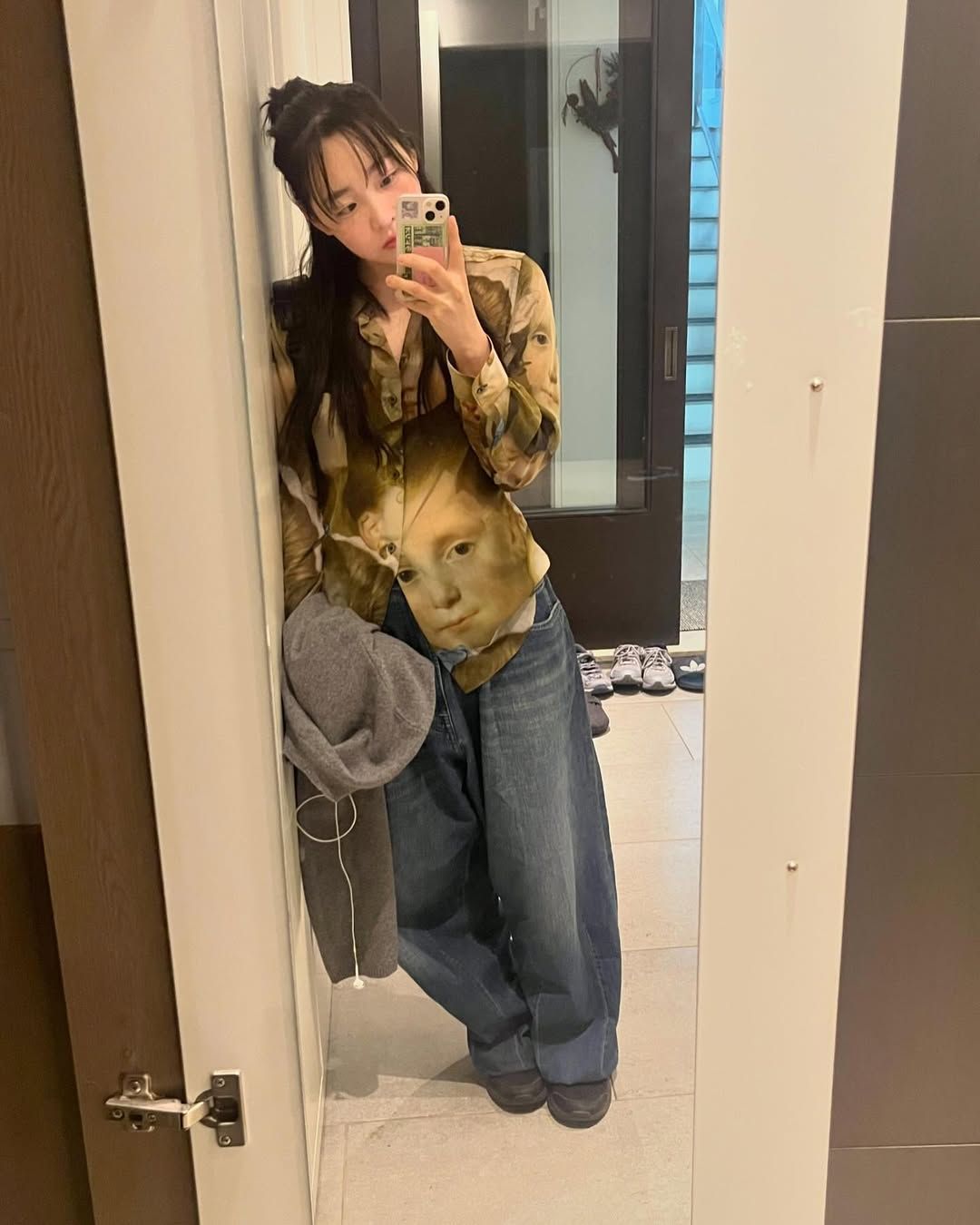 김민하 가을 패션 @minhakim__