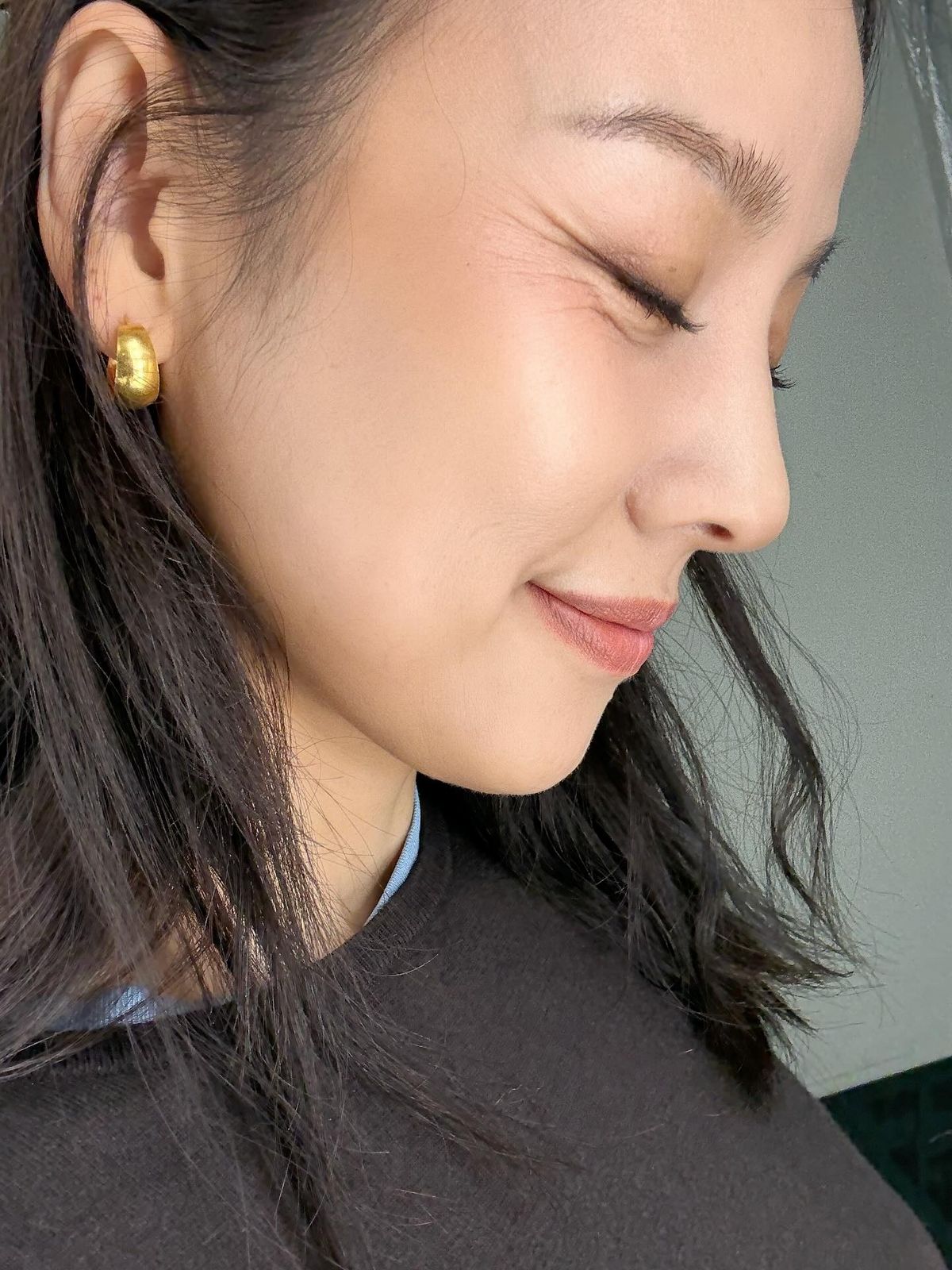 이효리의 브릭 브라운 메이크업. 인스타그램 @lee_hyolee