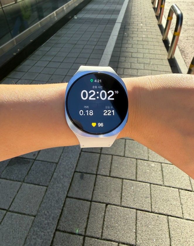 걷자마자 시작되는 운동 기록