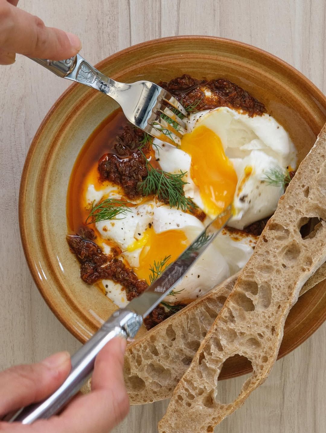 한남동 소브의 브런치 메뉴. 인스타그램 @sobb.seoul