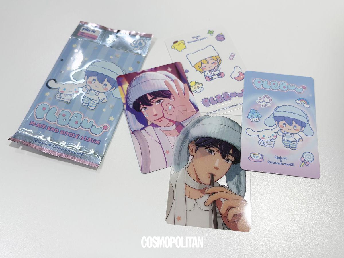 산리오캐릭터즈와 협업한 플레이브 플뿌우 앨범 언박싱. 코스모폴리탄