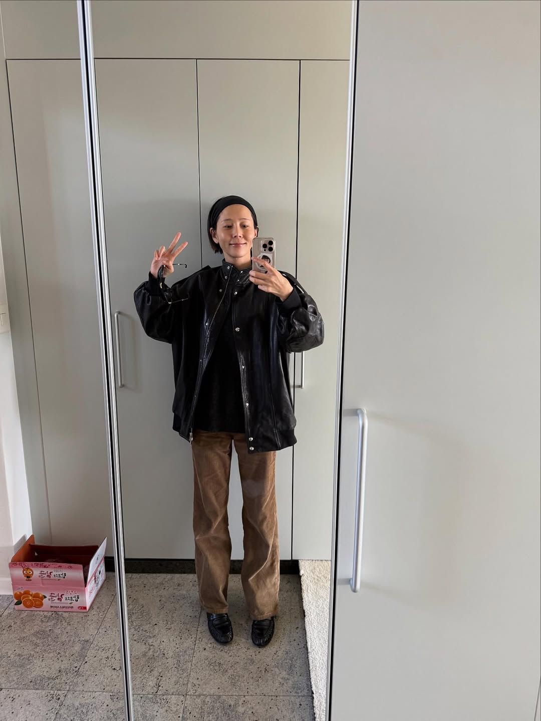 김나영 코듀로이 패션 | 인스타그램 @nayoungkeem 