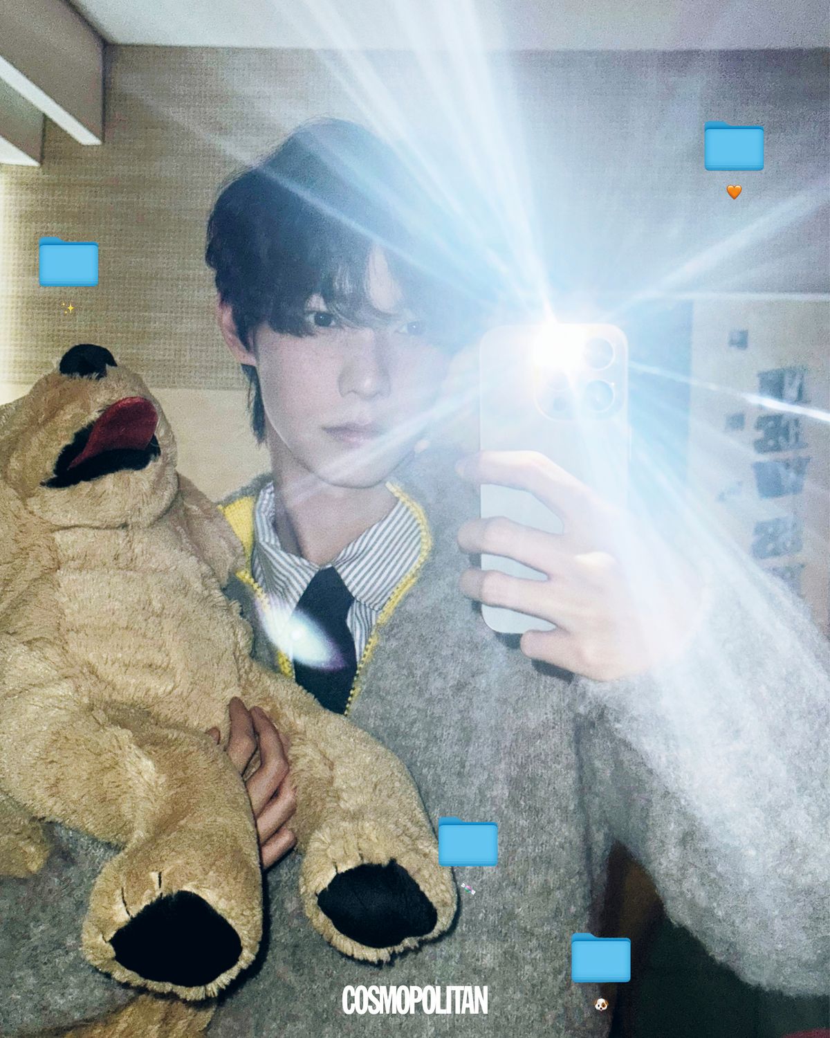 집업 스웨트셔츠 Diesel. 셔츠 Beyond Closet. 타이 스타일리스트 소장품.