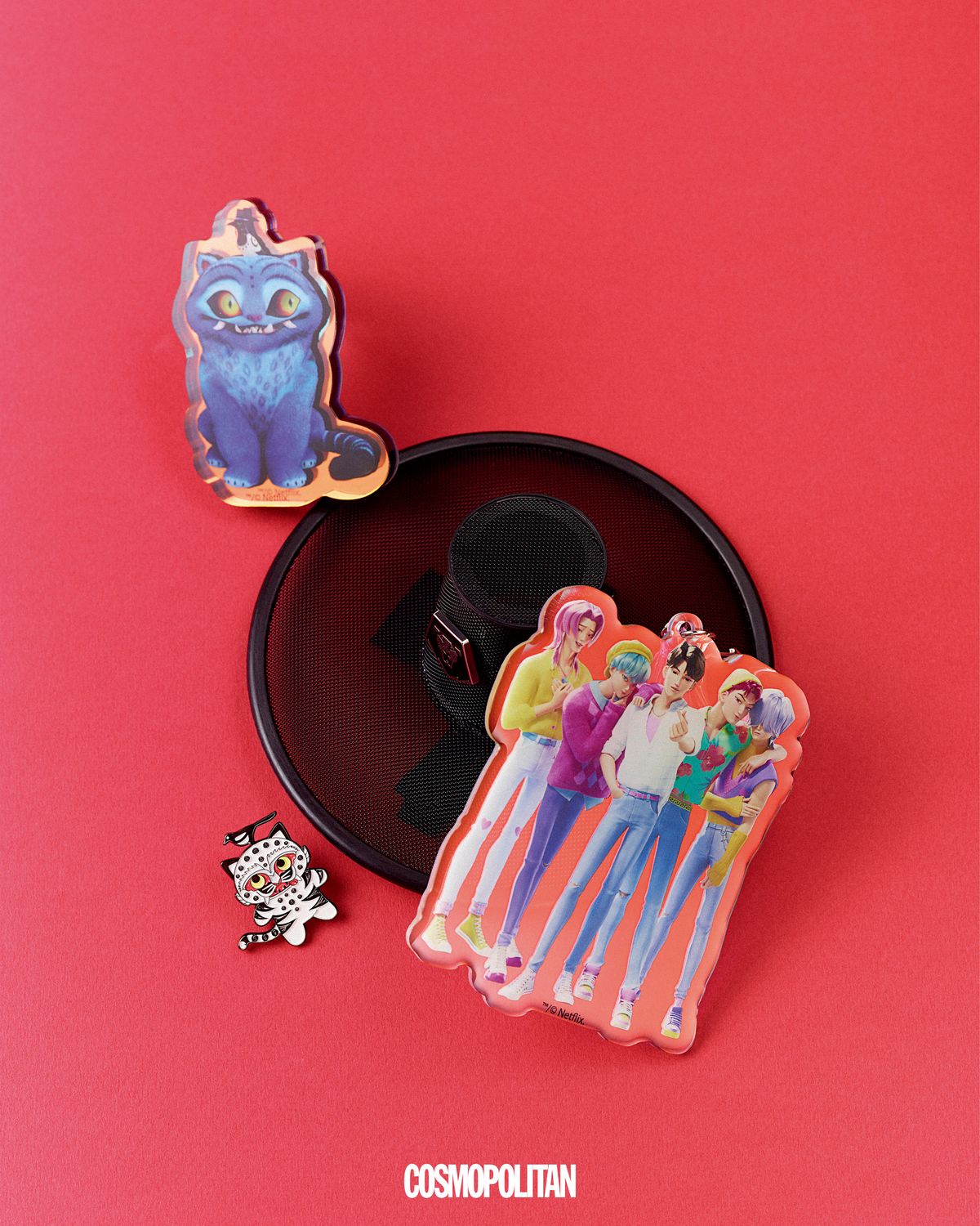 까치 호랑이 배지 MU:DS.