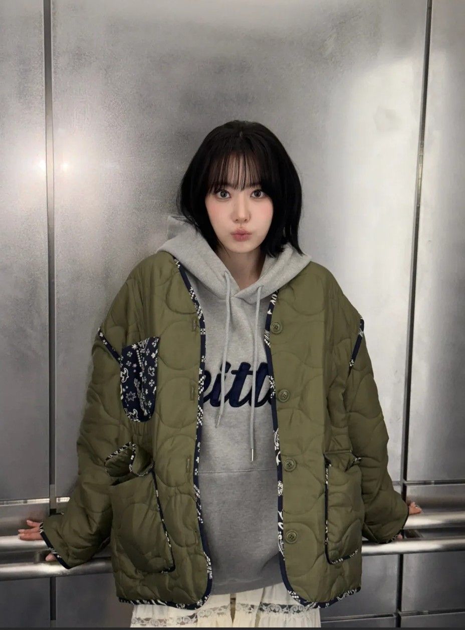 사쿠라 패딩 스타일링 (출처 : 인스타그램 @39saku_chan)