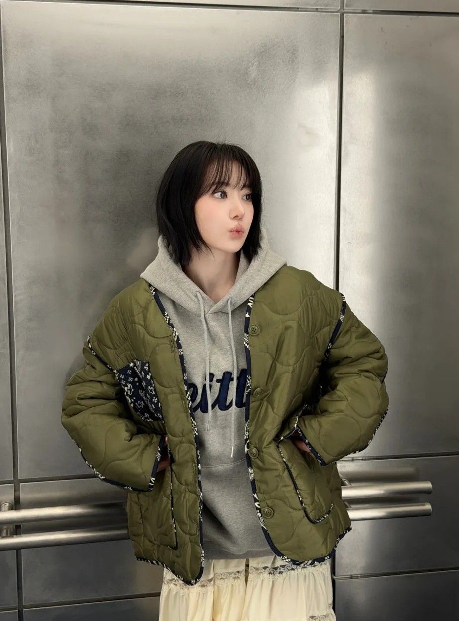 사쿠라 패딩 스타일링 (출처 : 인스타그램 @39saku_chan)