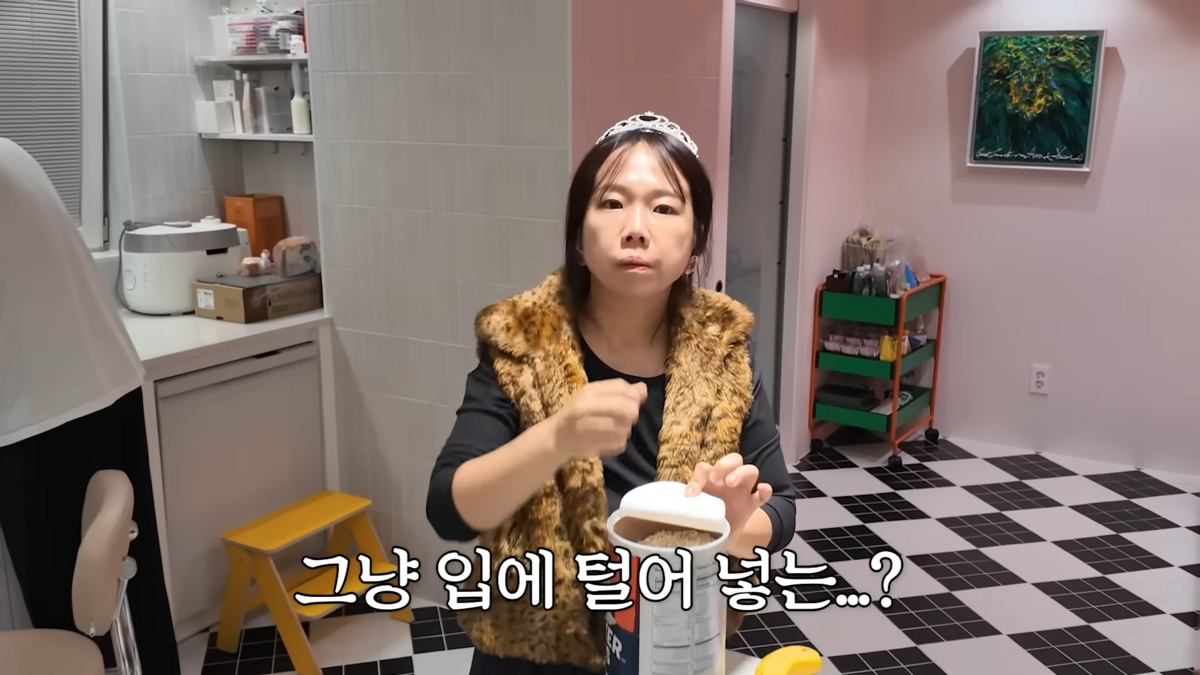 홍현희 오트밀 간식 | 출처 유튜브 <홍현희 제이쓴의 홍쓴TV >