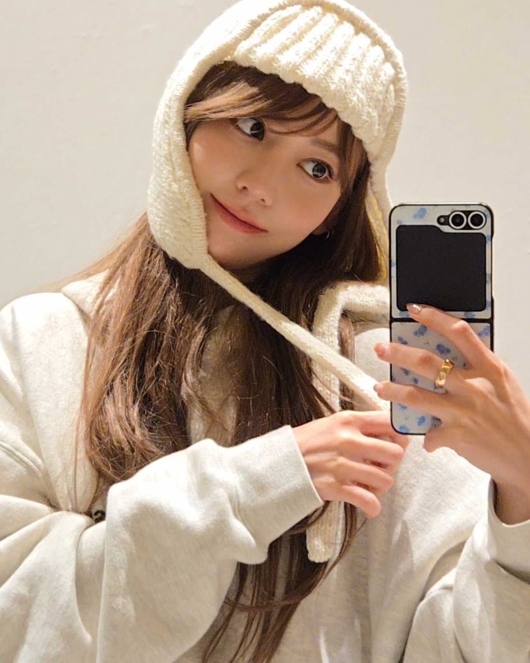 르세라핌 사쿠라 뜨개질 | 인스타그램 @39saku_chan