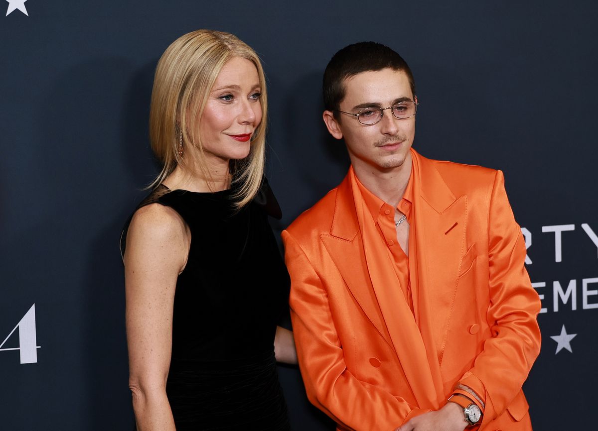 기네스 팰트로, 티모시 샬라메 레드 카펫 룩 | 출처 Getty Image 