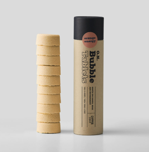 커퍼솝 타블렛 입욕제 오렌지 에너지 버블바 | 출처 브랜드 홈페이지