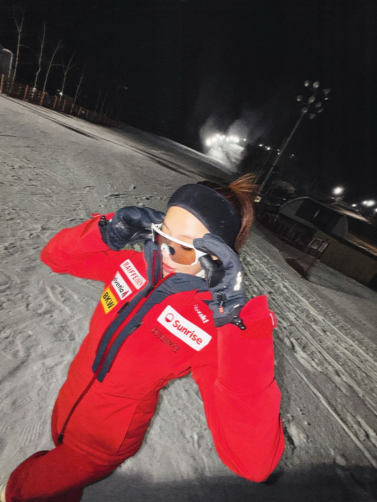 김희정 스키장 패션 | 인스타그램 @kimheebibi