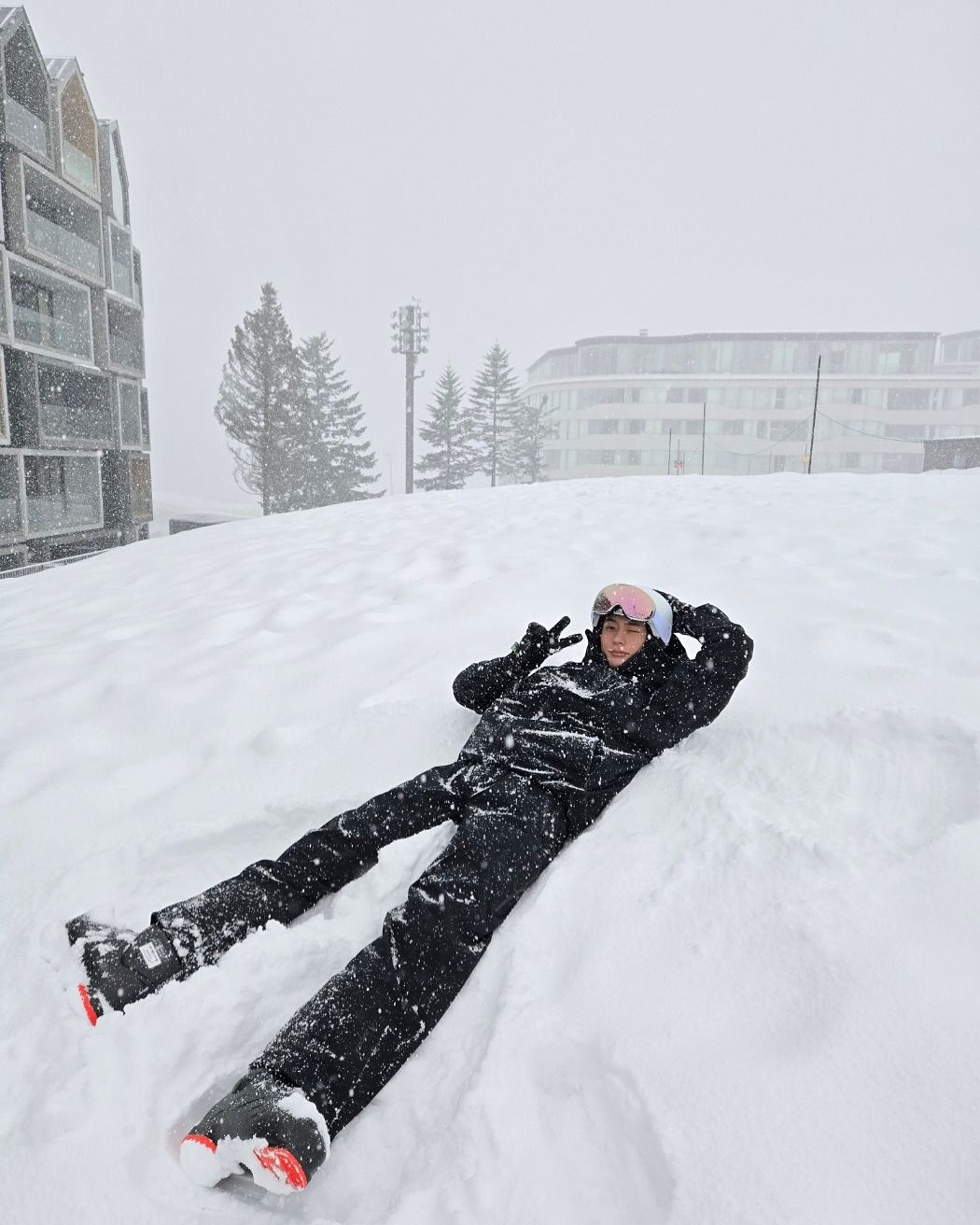 라이즈 앤톤 스키장 패션 | 인스타그램 @riize_official