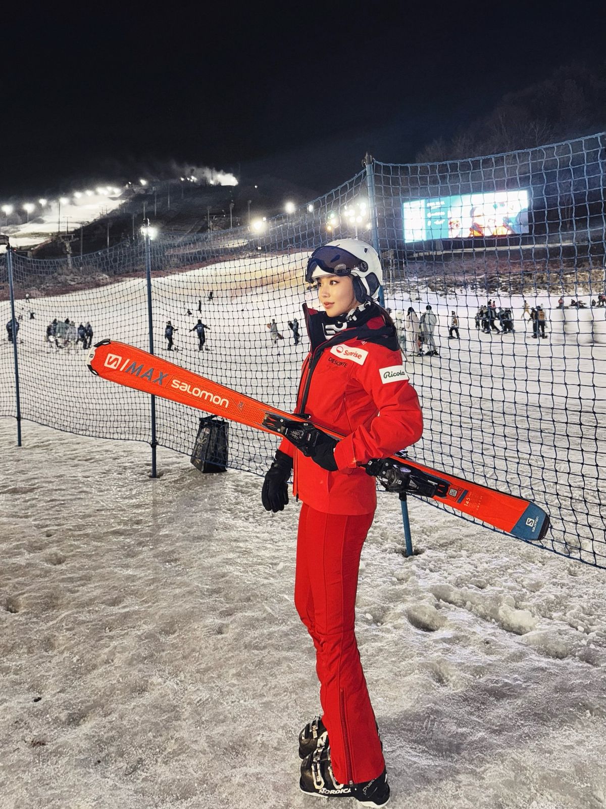 김희정 스키장 패션 | 인스타그램 @kimheebibi