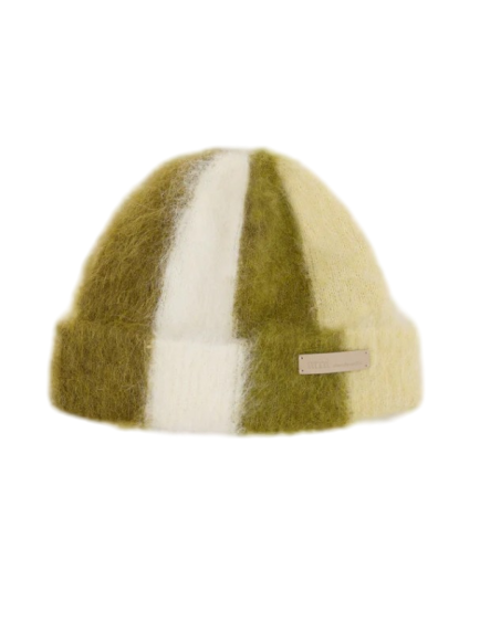 그린 알파카 스트라이프 아미 드 꾀흐 비니