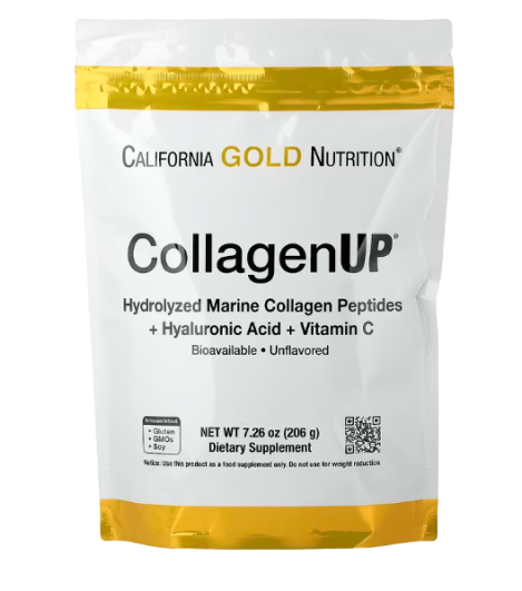 CollagenUP®, 가수분해 해양 콜라겐 펩타이드, 히알루론산 및 비타민C 함유, 무맛, 206g(7.26oz)