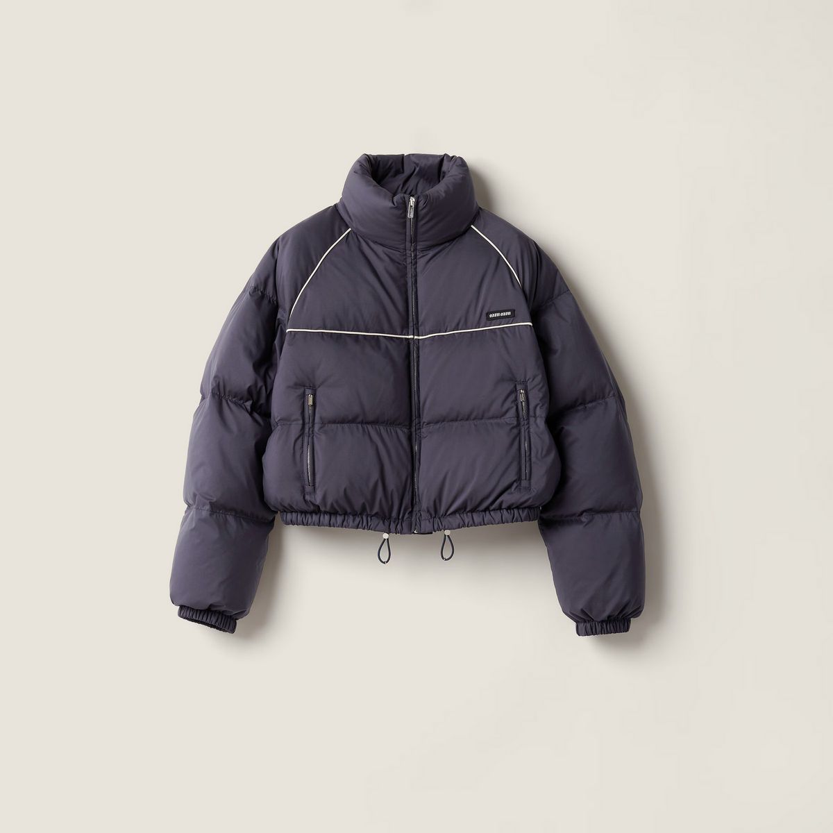 테크니컬 퐁제 다운 재킷