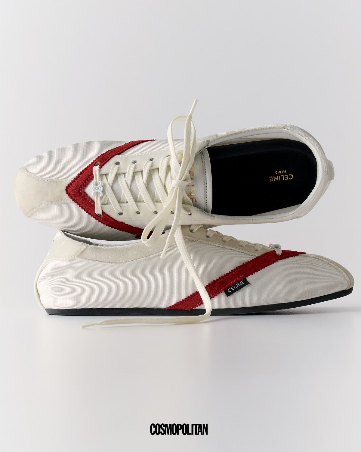 레드 라이닝 포인트 플랫 스니커즈 1백20만원 Celine