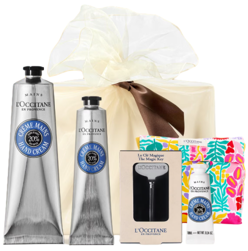 시어 버터 핸드 크림 듀오 세트 (카리테 콩포르)(+디럭스 1종+매직키+파우치)