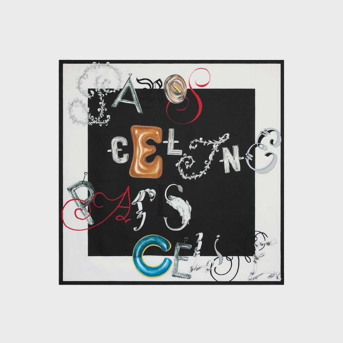 실크 트윌 스카프