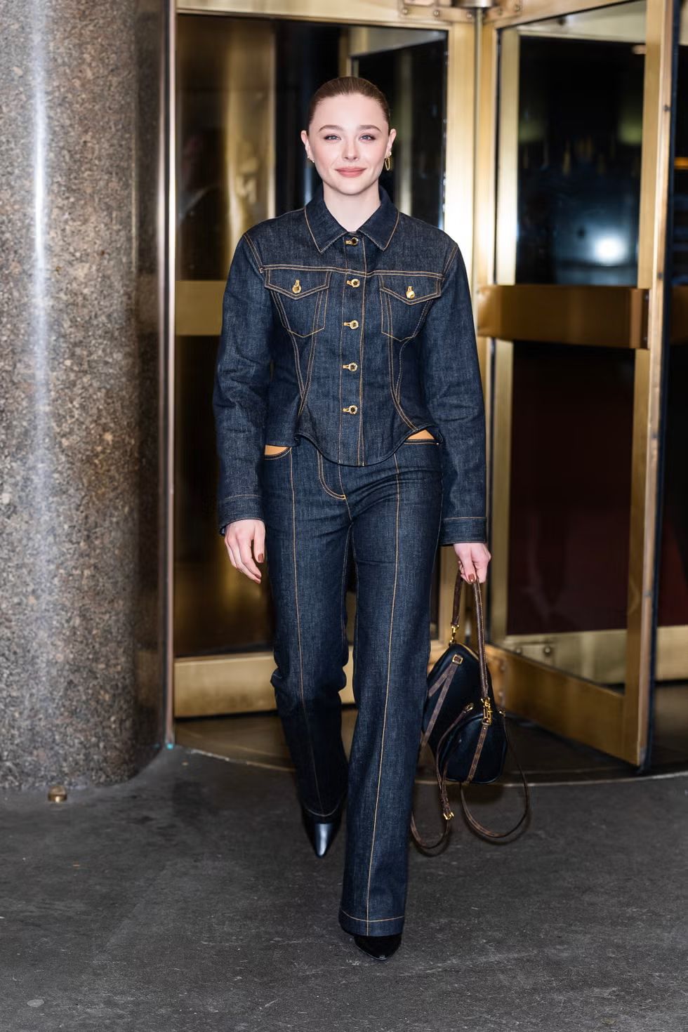 진청 스타일링의 배우 클로이 모레츠 | TheStewartofNY//Getty Images