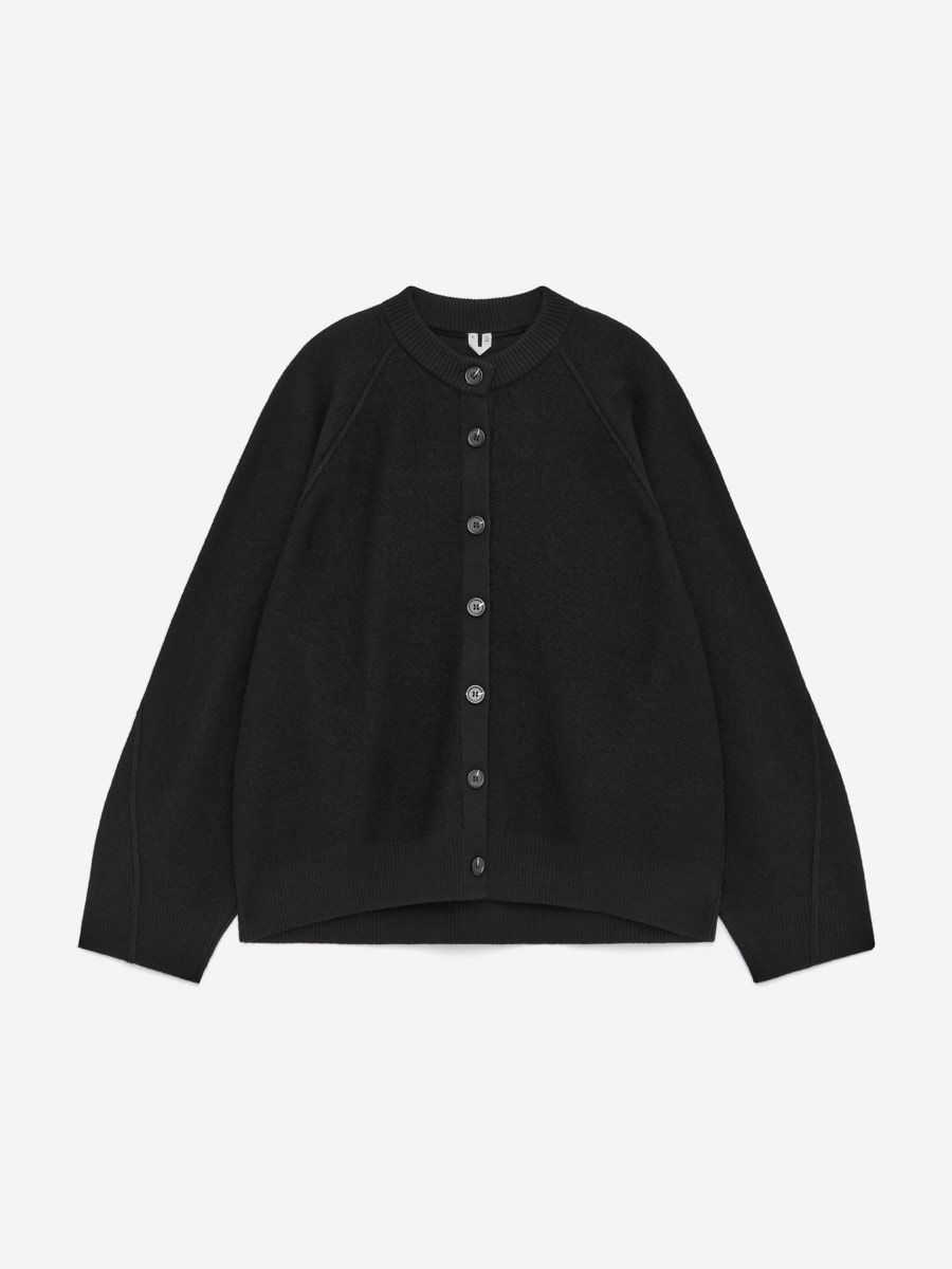 보일드 울 가디건