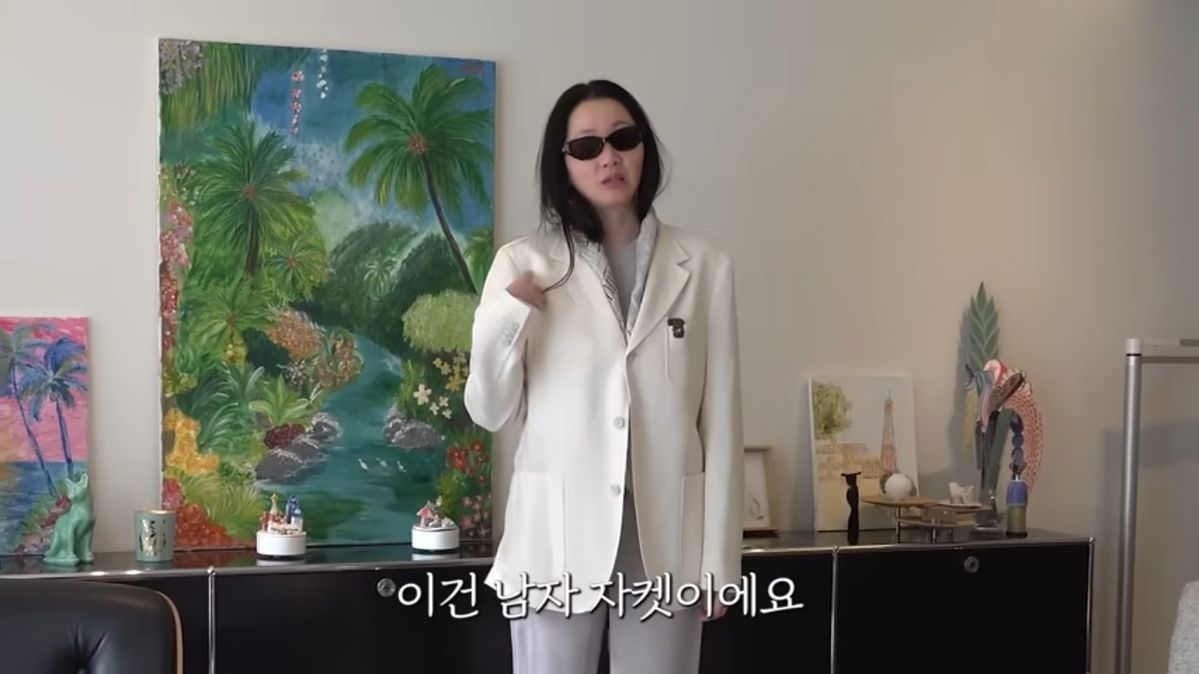 장윤주 스카프 패션 | 유튜브 <윤쥬르 장윤주>