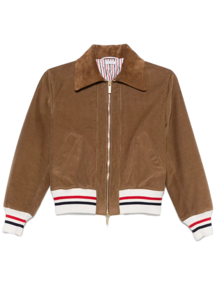 코듀로이 봄버 재킷