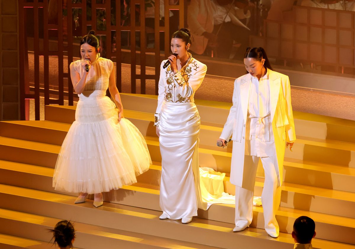 2관왕을 수상한 케이팝 데몬 헌터스. 사진 게티 이미지