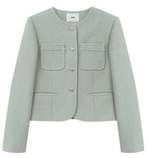 Welt Fringe Tweed Jacket