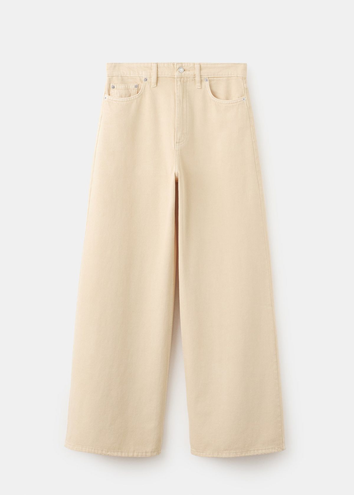 와이드 레그 미드라이즈 진