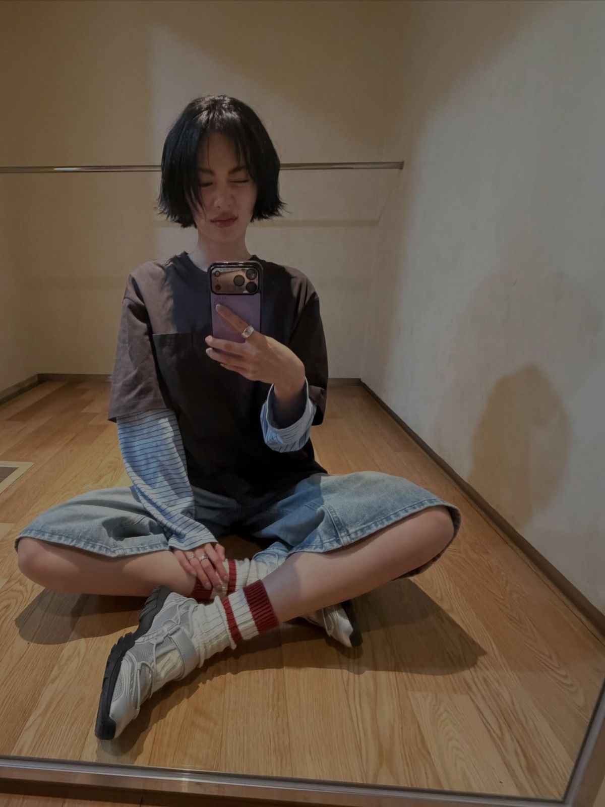 나나 단발 | 인스타그램 @jin_a_nana