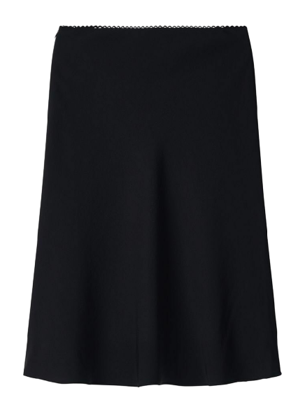 petit lace midi skirt