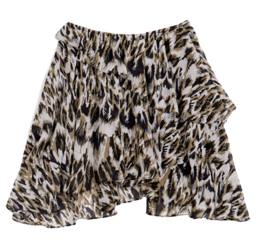 빔바이롤라 레오파드 미니 스커트