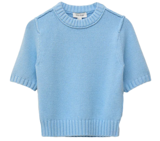 립 니트 티셔츠