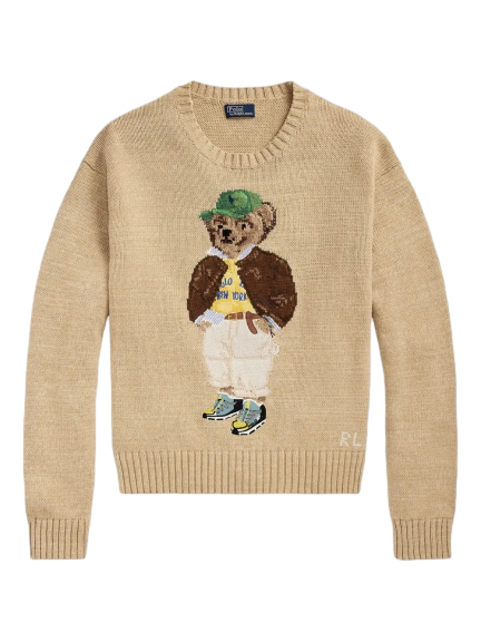 폴로 베어 인타르시아 니트 스웨터