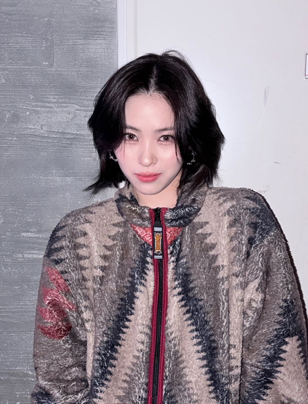 르세라핌 채원 단발 레이어드 스타일 | 인스타그램 @_chaechae_1