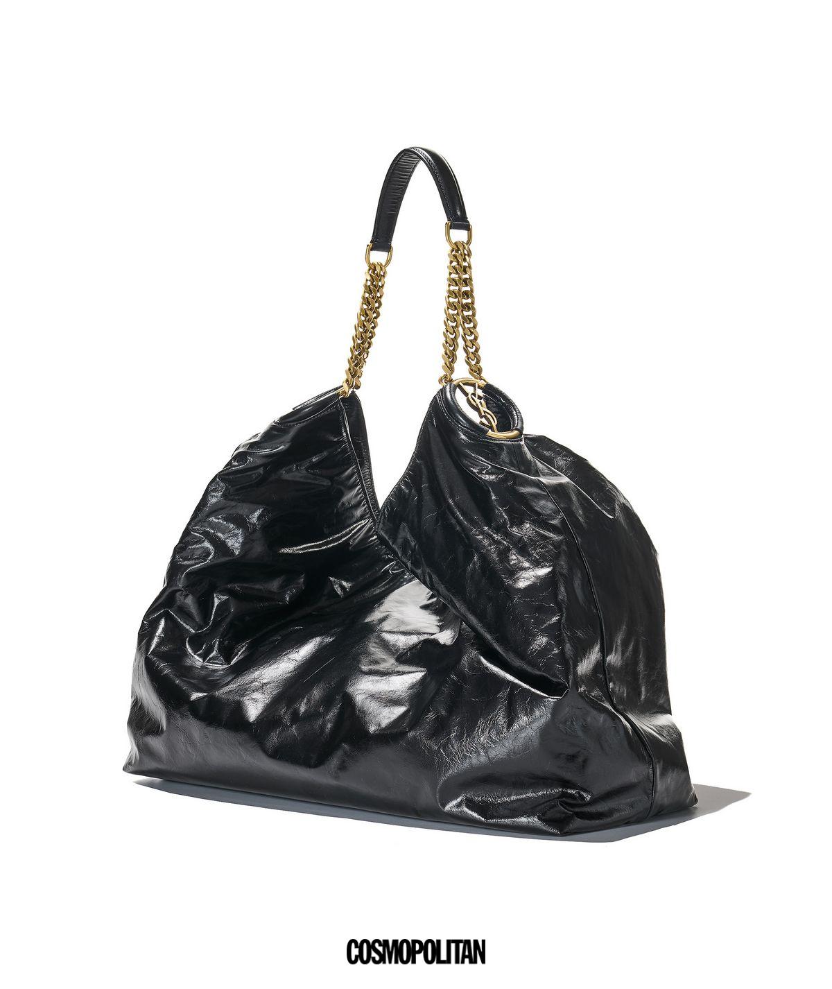 메탈 로고 장식 호보 백 5백60만원 Saint Laurent by Anthony Vaccarello.