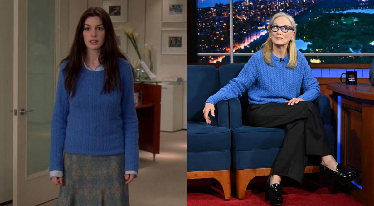 악마를 프라다를 입는다 세룰리안 블루 | 20th Century Studios, Getty Images