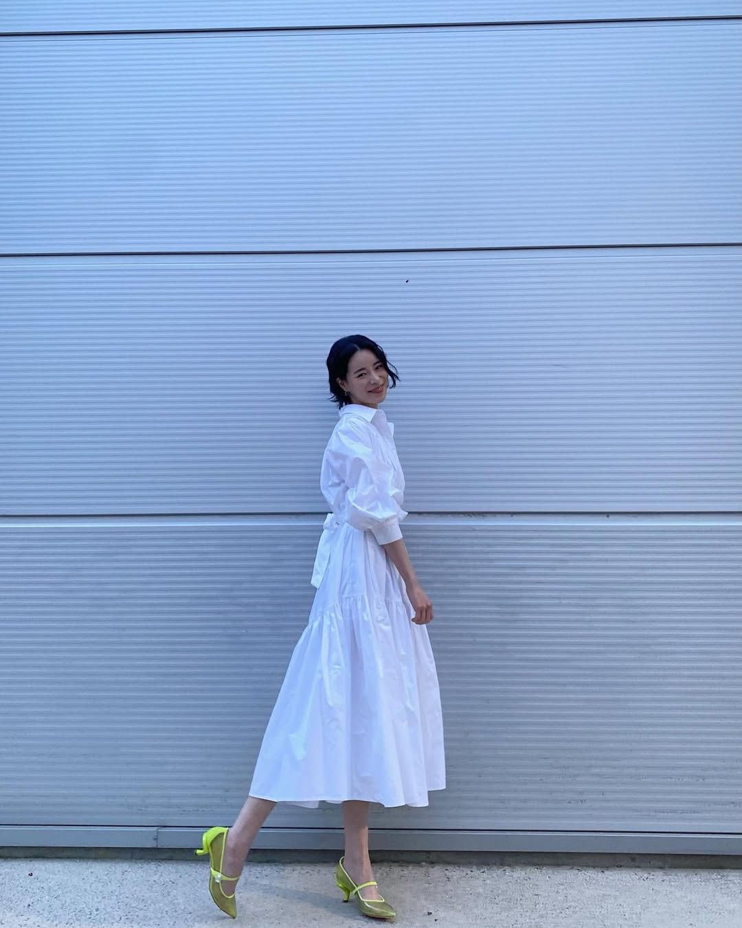 여름 치마 코디를 완벽하게 해낸 임지연. 사진 인스타그램@limjjy2