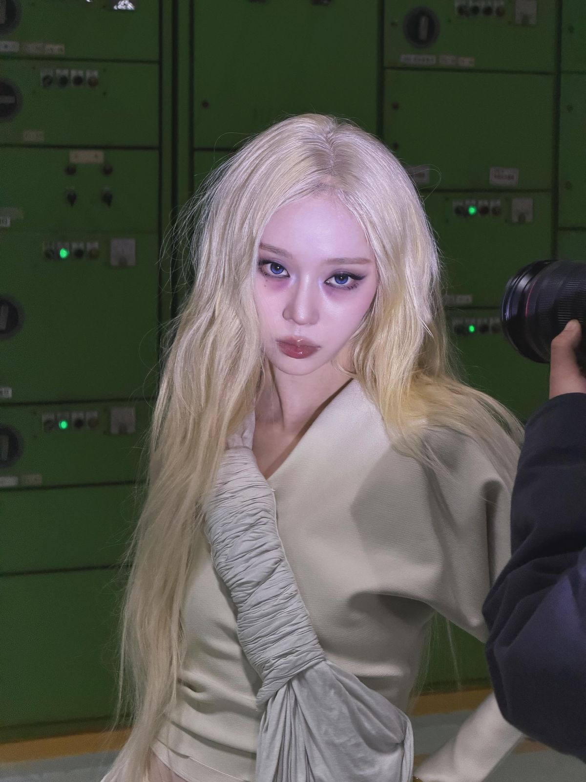에스파 윈터의 메이크업. 인스타그램 @imwinter