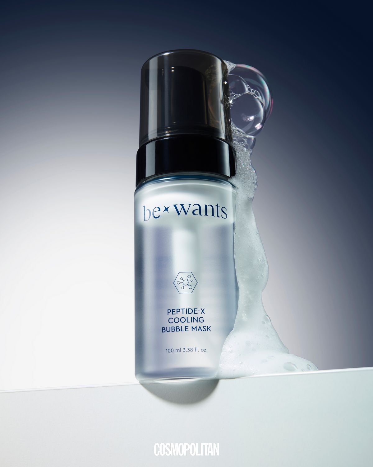 비원츠 펩타이드 엑스 쿨링 버블 마스크 100ml 2만8천원.