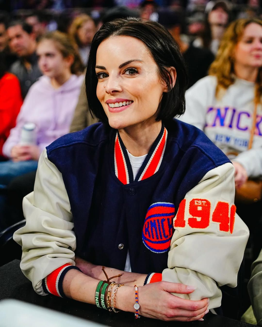 제이미 알렉산더 NBA 직관 패션 | 인스타그램 @nyknicks