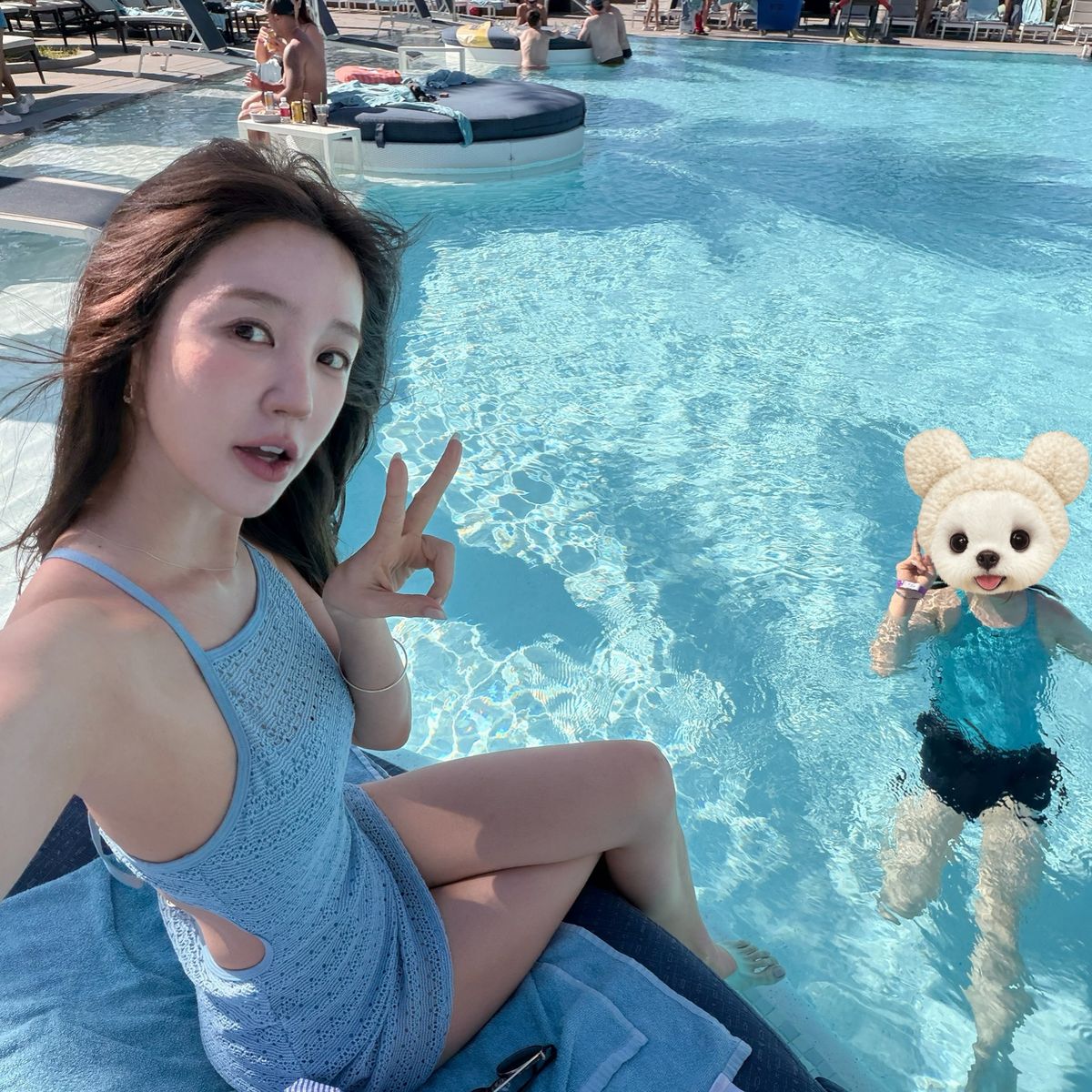 윤은혜 수영복 | 인스타그램 @y1003_grace