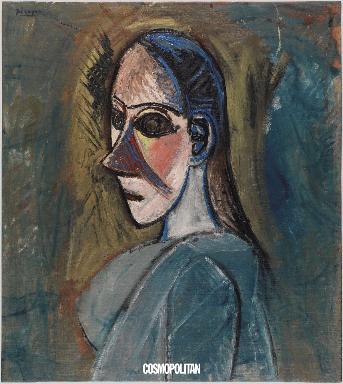 파블로 피카소 <여인의 흉상> 1907년 6–7월 캔버스에 유채, 66 x 59 cm Gift of Louise and Michel Leiris, 1984. Centre Pompidou, Paris © 2026 – Succession Pablo Picasso – SACK(Korea) © Centre Pompidou, MNAM-CCI/Philippe Migeat/Dist. GrandPalaisRmn