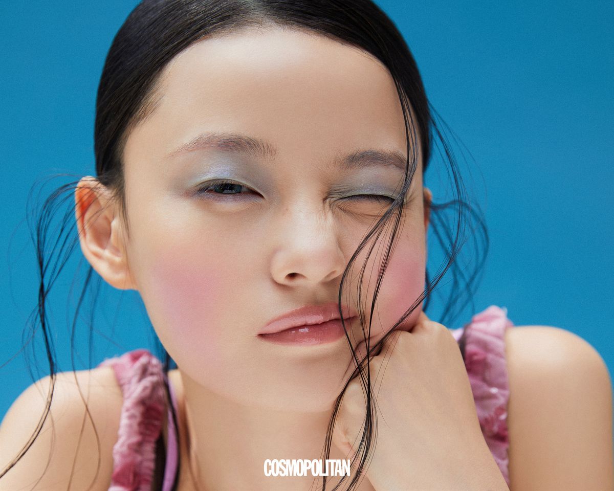 시폰 톱, 비키니 톱 모두 Zara.