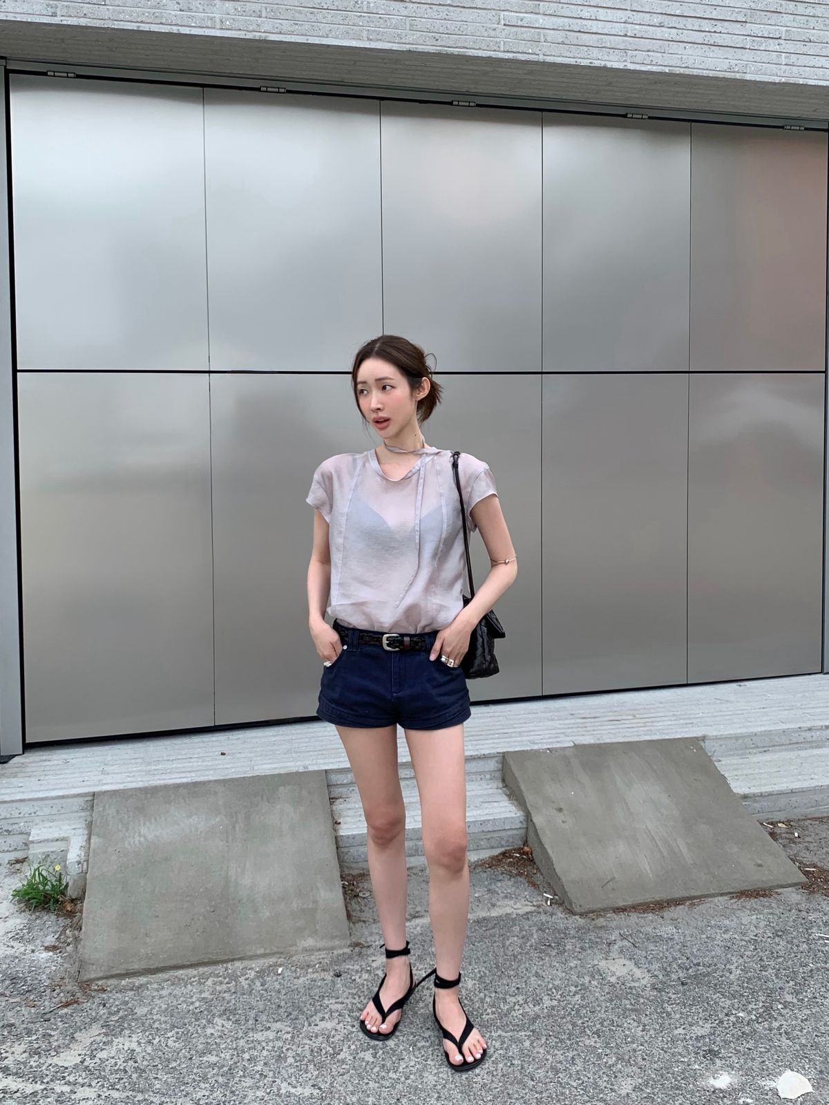차정원의 블라우스 코디. 인스타그램 @ch_amii